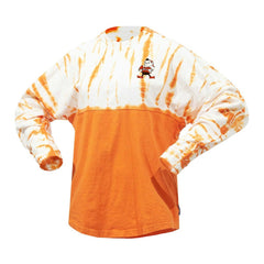 Cleveland Browns Women's Vintage Bamboo Spirit Jersey Long Sleeve T-Shirt Orange - Fanatics