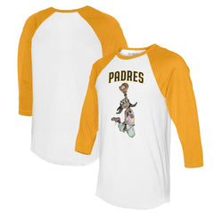 San Diego Padres Tiny Turnip Women's Jada 3/4-Sleeve Raglan T-Shirt On Sale