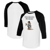 Colorado Rockies Tiny Turnip Women's Kate 3/4-Sleeve Raglan T-Shirt Online