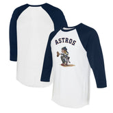 Houston Astros Tiny Turnip Women's Kate 3/4-Sleeve Raglan T-Shirt Lifestyle