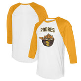 San Diego Padres Tiny Turnip Women's Nacho Helmet 3/4-Sleeve Raglan T-Shirt discount