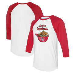 St. Louis Cardinals Tiny Turnip Women's Nacho Helmet 3/4-Sleeve Raglan T-Shirt Near Me