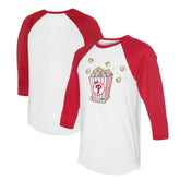 Philadelphia Phillies Tiny Turnip Women's Popcorn 3/4-Sleeve Raglan T-Shirt On Sale