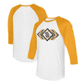 San Diego Padres Tiny Turnip Women's Prism Arrows 3/4-Sleeve Raglan T-Shirt Lifestyle
