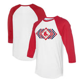 Boston Red Sox Tiny Turnip Women's Prism Arrows 3/4-Sleeve Raglan T-Shirt Near Me