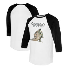 Colorado Rockies Tiny Turnip Unisex Stega 3/4-Sleeve Raglan T-Shirt Near Me