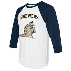 Milwaukee Brewers Tiny Turnip Unisex Stega 3/4-Sleeve Raglan T-Shirt Lifestyle