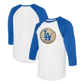 Los Angeles Dodgers Tiny Turnip Unisex Stitched Baseball 3/4-Sleeve Raglan T-Shirt Near Me