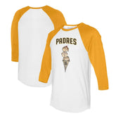 San Diego Padres Tiny Turnip Unisex Triple Scoop 3/4-Sleeve Raglan T-Shirt Online