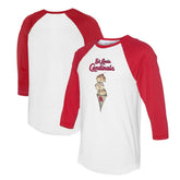 St. Louis Cardinals Tiny Turnip Unisex Triple Scoop 3/4-Sleeve Raglan T-Shirt Near Me