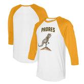 San Diego Padres Tiny Turnip Unisex TT Rex 3/4-Sleeve Raglan T-Shirt Online
