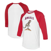 Los Angeles Angels Tiny Turnip Unisex TT Rex 3/4-Sleeve Raglan T-Shirt On Sale
