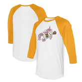 San Diego Padres Tiny Turnip Unisex Unicorn 3/4-Sleeve Raglan T-Shirt Lifestyle