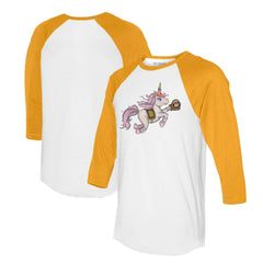 San Diego Padres Tiny Turnip Unisex Unicorn 3/4-Sleeve Raglan T-Shirt Lifestyle