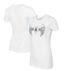 Detroit Tigers Tiny Turnip Women's Angel Wings T-Shirt for sale