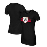 Arizona Diamondbacks Tiny Turnip Women's Base Stripe T-Shirt for sale