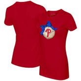 Philadelphia Phillies Tiny Turnip Women's Baseball Bow T-Shirt Sale
