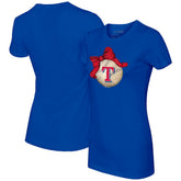 Texas Rangers Tiny Turnip Women's Baseball Bow T-Shirt for sale