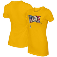 San Diego Padres Tiny Turnip Women's Baseball Flag T-Shirt Online