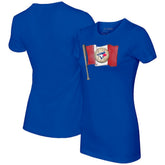 Toronto Blue Jays Tiny Turnip Women's Baseball Flag T-Shirt Lifestyle