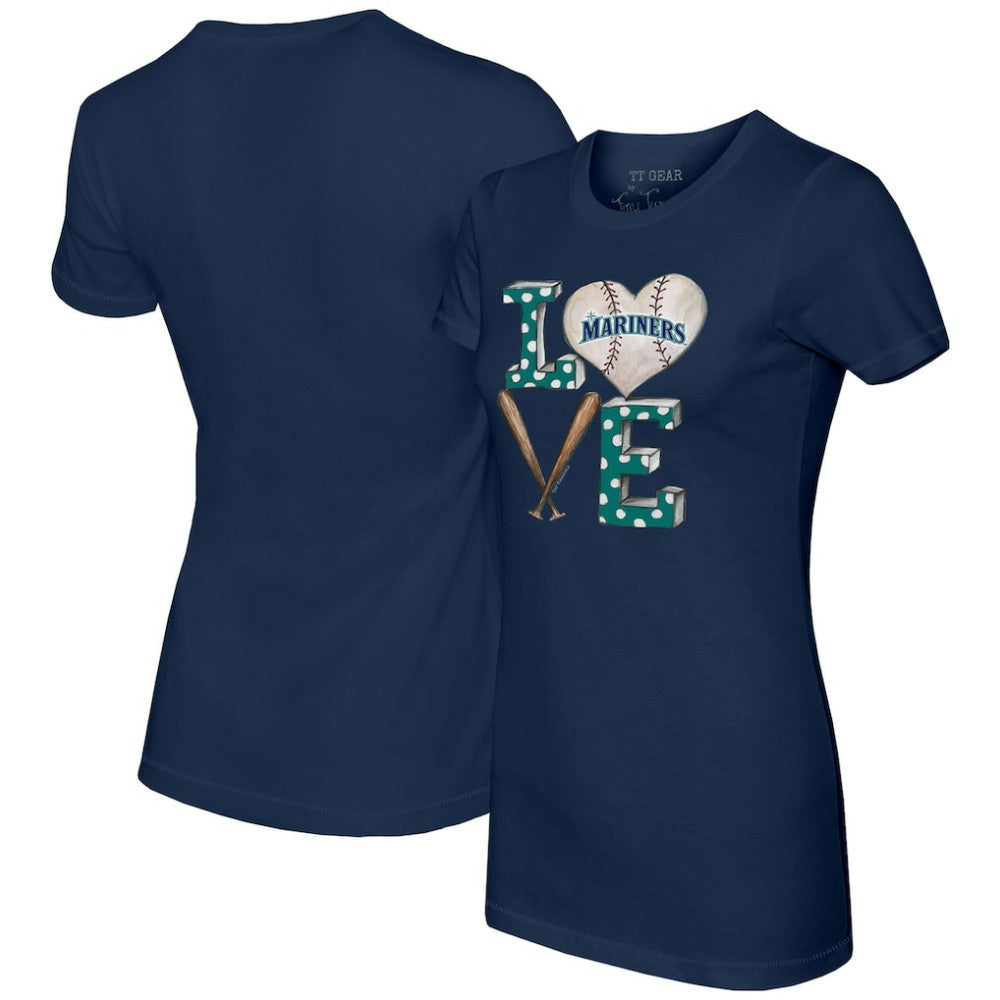 Seattle Mariners Tiny Turnip Women's Baseball Love T-Shirt for sale