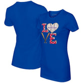Texas Rangers Tiny Turnip Women's Baseball Love T-Shirt On Sale