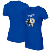 Los Angeles Dodgers Tiny Turnip Women's Baseball Tear T-Shirt discount