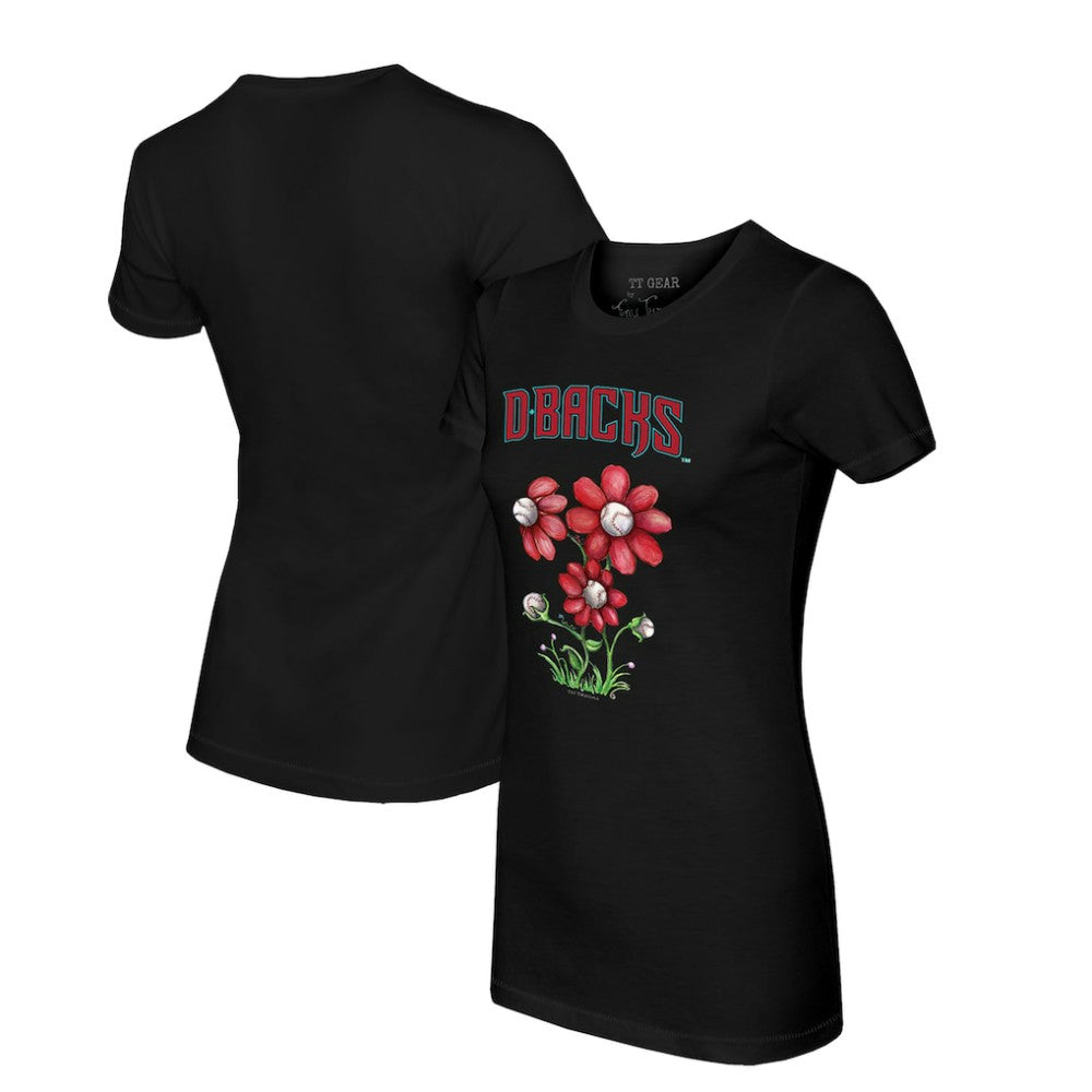 Arizona Diamondbacks Tiny Turnip Women's Blooming Baseballs T-Shirt Lifestyle