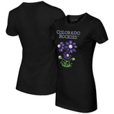 Colorado Rockies Tiny Turnip Women's Blooming Baseballs T-Shirt Online