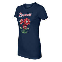 Atlanta Braves Tiny Turnip Women's Blooming Baseballs T-Shirt Near Me