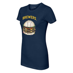 Milwaukee Brewers Tiny Turnip Women's Burger T-Shirt Online