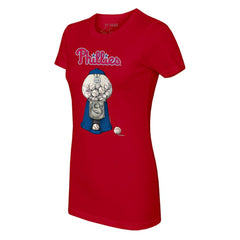 Philadelphia Phillies Tiny Turnip Women's Gumball Machine T-Shirt Clearance