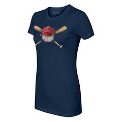 Cleveland Guardians Tiny Turnip Women's Hat Crossbats T-Shirt Sale