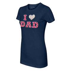 Washington Nationals Tiny Turnip Women's I Love Dad T-Shirt Sale