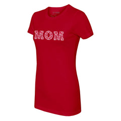 Cincinnati Reds Tiny Turnip Women's Logo Mom T-Shirt On Sale