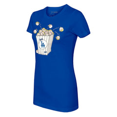 Los Angeles Dodgers Tiny Turnip Women's Popcorn T-Shirt for sale