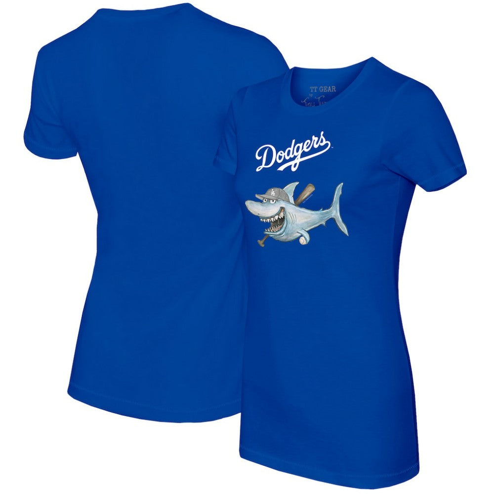 Los Angeles Dodgers Tiny Turnip Women's Shark T-Shirt Clearance