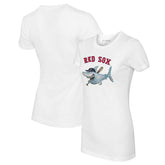 Boston Red Sox Tiny Turnip Women's Shark Logo T-Shirt Clearance