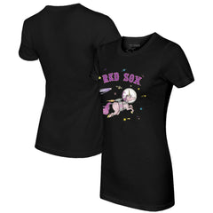Boston Red Sox Tiny Turnip Women's Space Unicorn T-Shirt Clearance