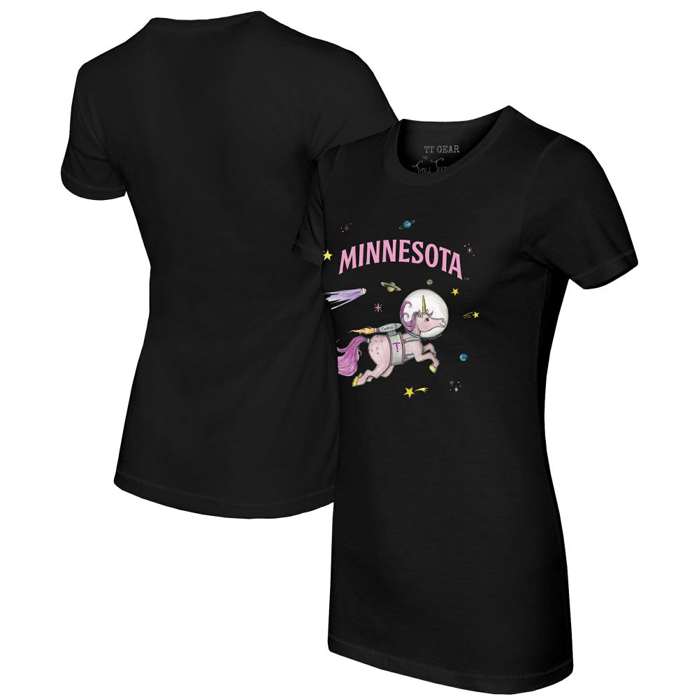 Minnesota Twins Tiny Turnip Women's Space Unicorn T-Shirt discount