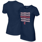Cleveland Guardians Tiny Turnip Women's Stacked T-Shirt Sale