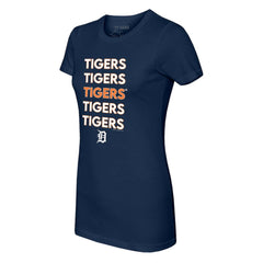 Detroit Tigers Tiny Turnip Women's Stacked T-Shirt On Sale