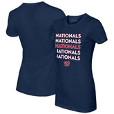 Washington Nationals Tiny Turnip Women's Stacked T-Shirt Online