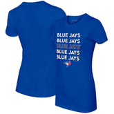 Toronto Blue Jays Tiny Turnip Women's Stacked T-Shirt Sale