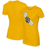 San Diego Padres Tiny Turnip Women's State Outline T-Shirt Lifestyle