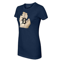 Detroit Tigers Tiny Turnip Women's State Outline T-Shirt Near Me