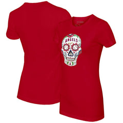 Los Angeles Angels Tiny Turnip Women's Sugar Skull T-Shirt Lifestyle