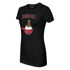 Arizona Diamondbacks Tiny Turnip Women's Sundae Helmet T-Shirt Sale