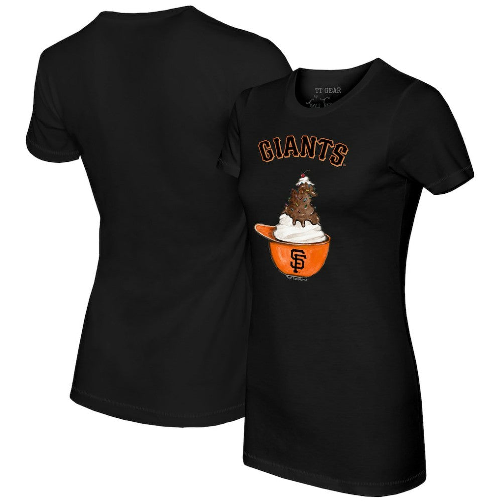 San Francisco Giants Tiny Turnip Women's Sundae Helmet T-Shirt Clearance