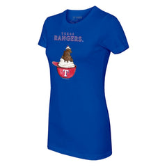 Texas Rangers Tiny Turnip Women's Sundae Helmet T-Shirt discount